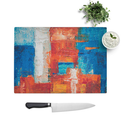 Tempered Glass Art Painting Vol.352 Chopping Board