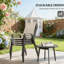 Ensemble de 4 chaises d'extérieur empilables-1743841897