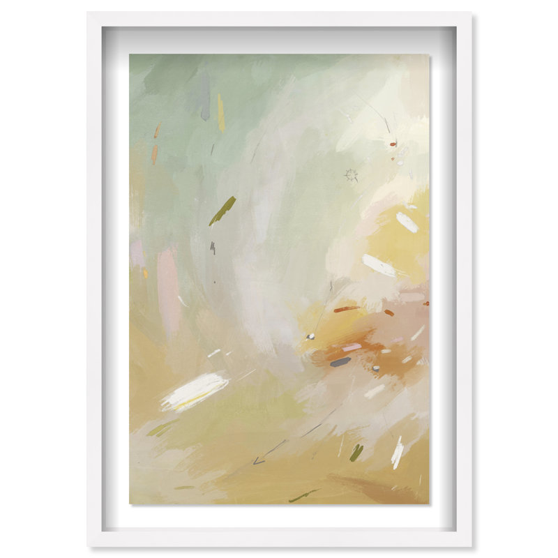 Here And Now Print by Oliver Gal, White Shadowbox, 21.5"H x 31.5"W