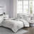  Metallic Triangle Print Comforter Set-1960985432-1960985436