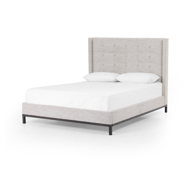 Easton Queen Tufted Upholstered Platform Bed, King