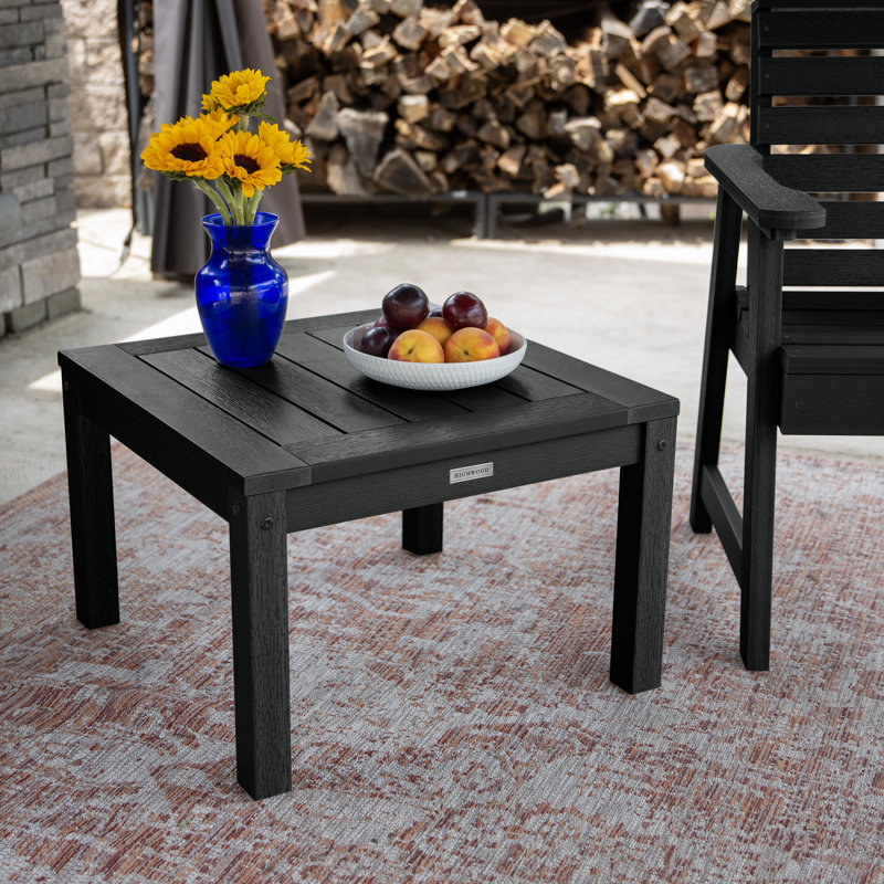 Anette 2 - Person Patio Conversation Set, Black