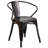 Duluth 30'' Round Metal Indoor-Outdoor Table Set with 2 Arm Chairs-24678677-24678687