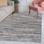 Tapis noir / gris Bonnyrigg Loom Modern Strie-1105640335