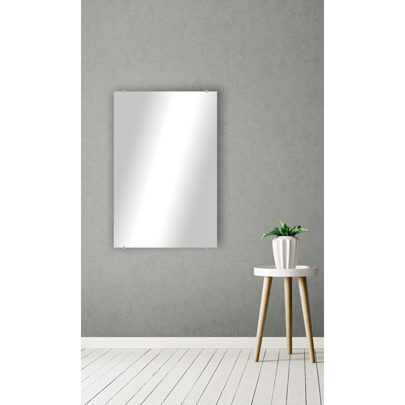 Zarrea Flat Wall Mirror, 30.5" x 46"