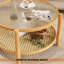 Table basse en rotin