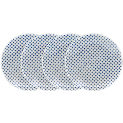 Noritake Hammock Coupe Appetizer Plates - Dots, 6-1/2"