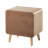 Braughton Farmhouse Rustic 2-Drawer Nightstand