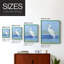 Wading Egret II, reproduction encadrée - bois massif-1015097996-1015098230
