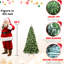 Arbre artificiel de 9 pi pour Noël, 650 lumières ultralégères, pointes épaisses de 1930, conception à dépliage automatique, arbre de base stable, éclairage, caractéristique de branche pleine, support robuste-270173199