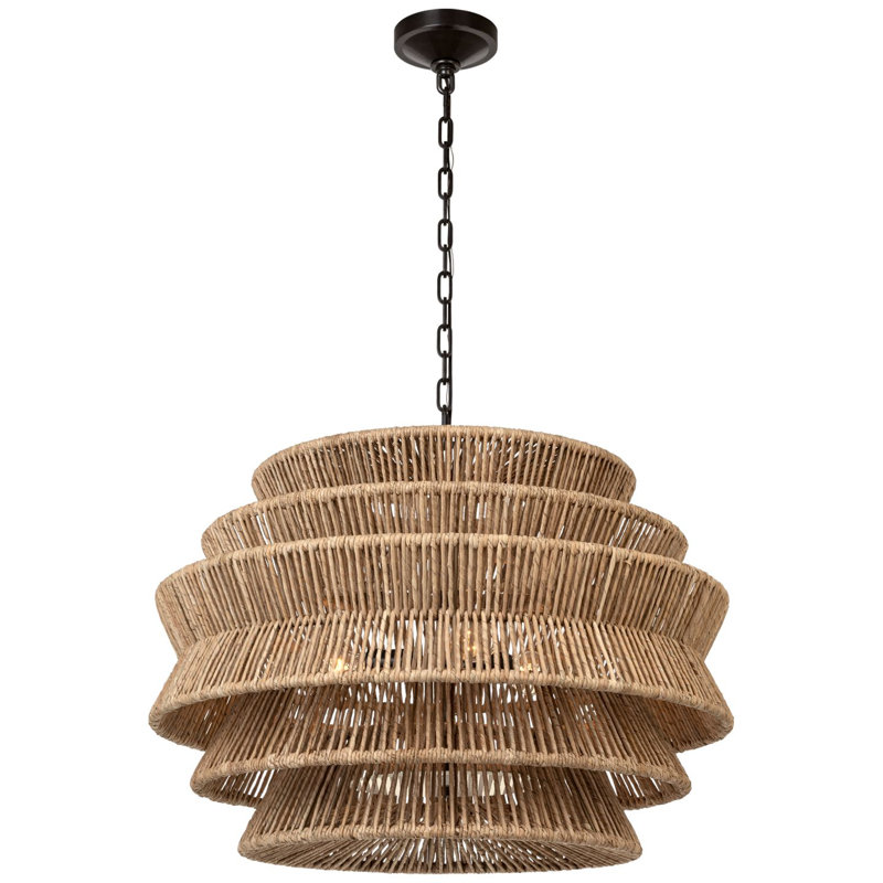Antigua 3 - Light Chandelier, 19.5" H x 30" W x 30" D