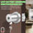 Smart Door Knob Biometric Door Lock with App Control-90775343