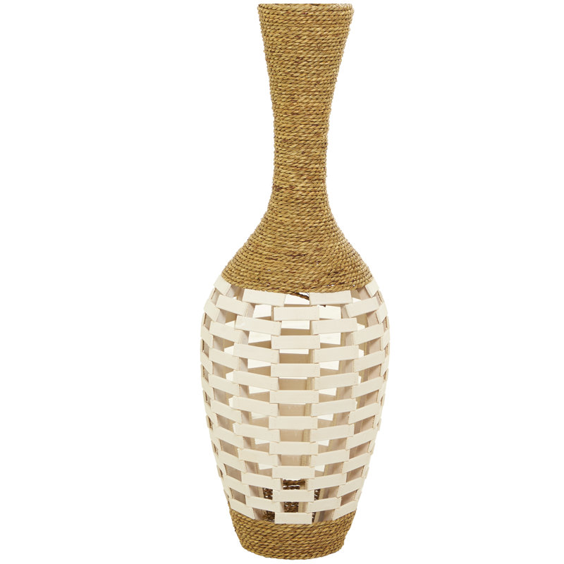 Alachua Wood Floor Vase, 32.05" H x 10.95" W x 11.05" D