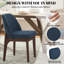  Chaises de salle à manger rembourrées en polyester 19,5 po Bason-662636671