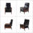Branstetter 28.5" Wide Mid-Century Modern Faux Leather Recliner with Solid Wood Frame (Set of 2)-94559856