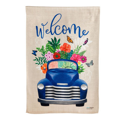 Double Sided 18 in. H x 12.5 in. W Polyester Garden flag