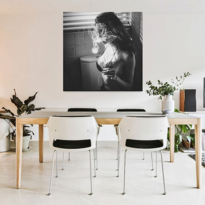 Art contemporain Portrait contemporain, H 36 po x l 36 po