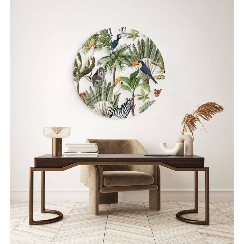 Décoration murale animaux exotiques