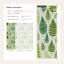 Murale naturelle feuille Shades Of Green