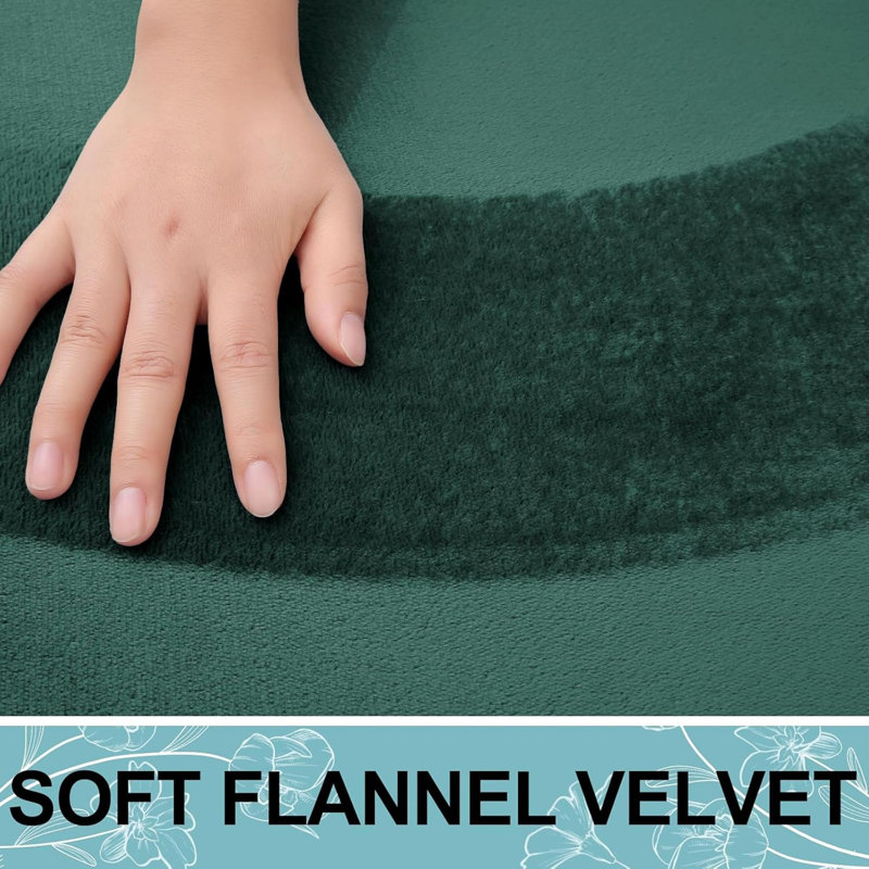 Tapis de bain en mousse viscoélastique 24 po x 16 po, tapis de salle de bain anti-dérapant très doux pour tapis de salle de bain, bleu marine