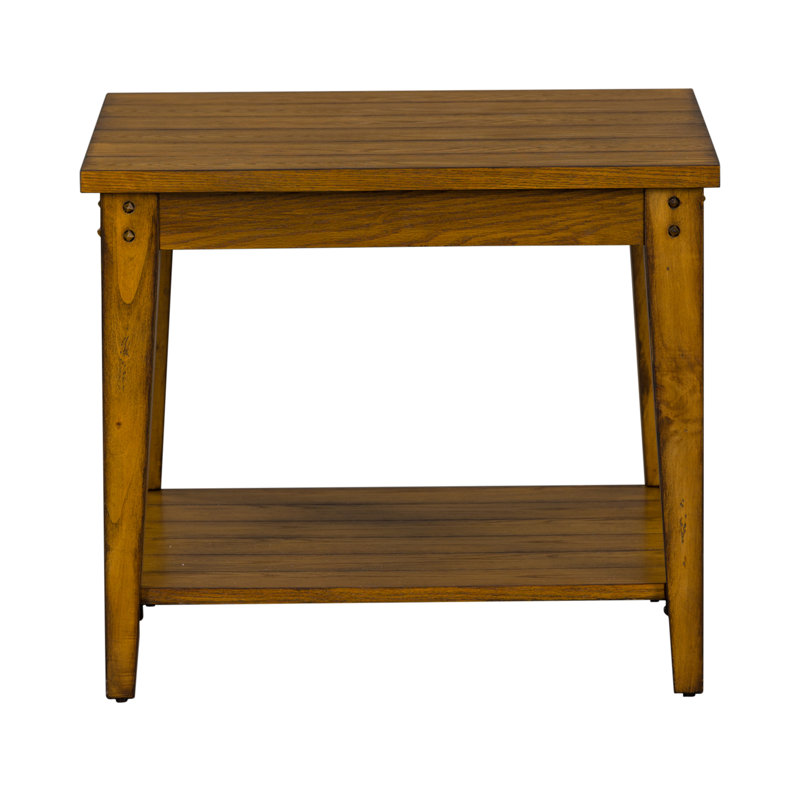Laron Square Lamp Table w/ Tapered Legs