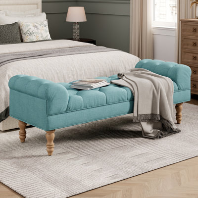 Banc rembourré Dusty Teal