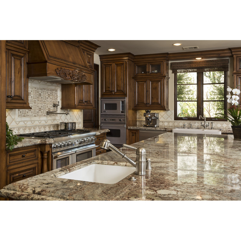 1983 Pull Out Single Handle Kitchen Faucet, Satin Nickel