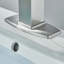  Robinet de salle de bain à cascade, robinet de lavabo de salle de bain monocorps à 1 trou et 3 trous, robinet de meuble-lavabo avec plaque de pont, tuyaux d'alimentation-93937398