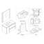 Ensemble de meuble-lavabo simple 36 po avec miroir Oquendo-26910553