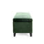 Banc de rangement/repose-pieds rembourré moderne Denali | Conception minimaliste avec rangement dissimulé et charnières à fermeture en douceur-112924198
