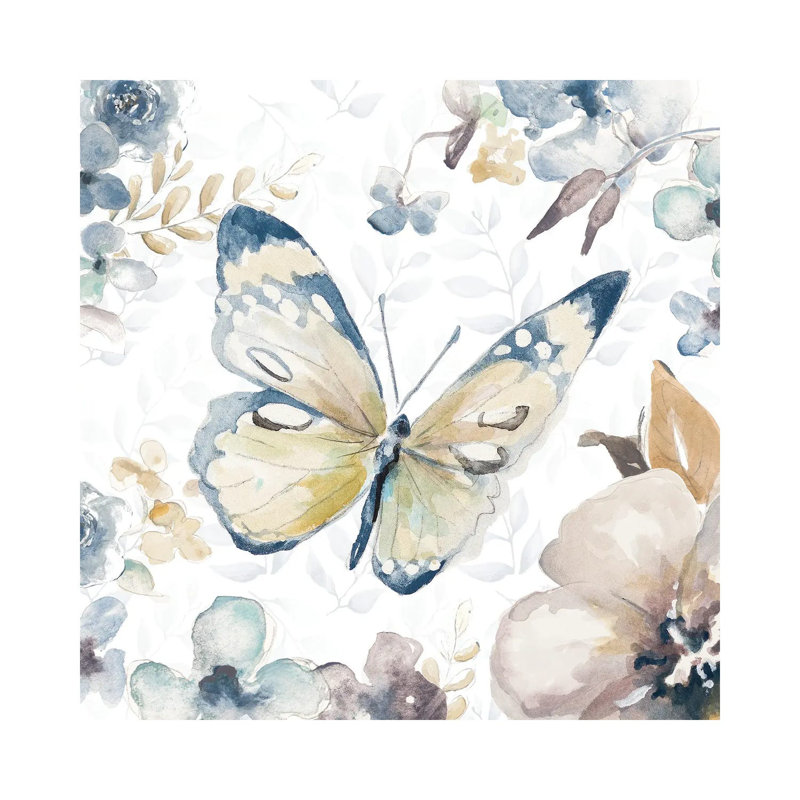 Butterfly Beauty II by Patricia Pinto - Wrapped Canvas Gallery-Wrapped Canvas Giclée, 45.72 cm H x 45.72 cm W x 1.91 cm D