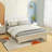Wood Platform Bed Frame,Retro Style Platform Bed with Wooden Slat Support,-1231716424-1231716426