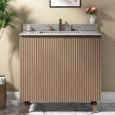 Freestanding Standard With Granite Top
