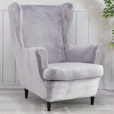 T-Cushion Wingback Slipcover