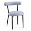 De 2 chaises de salle à manger captivantes, tissu gris, structure 2 pièces, revêtement en tissu, structure contemporaine-868628946