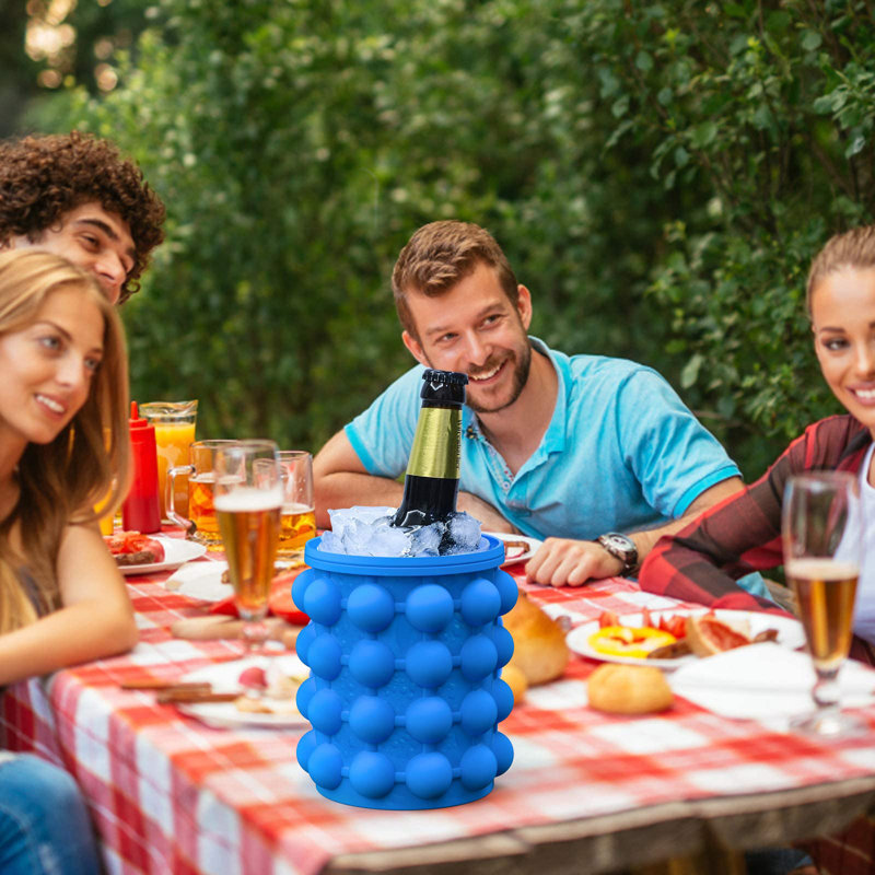 ALLADINBOX Silicone Ice Cube Tray - Blue