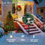 Guirlande de Noël avec guirlande lumineuse 400Led