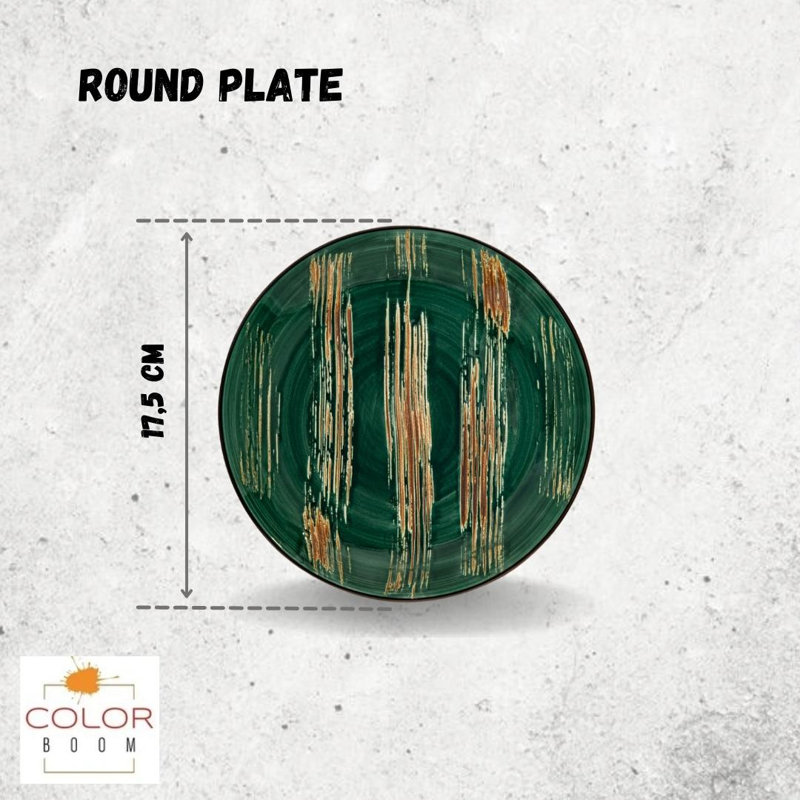 Wilmax Colourboom 18cm Round Plate 18 Cm, Green