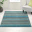 Abderdeen Striped Wool Hand Woven Area Rug-31692214