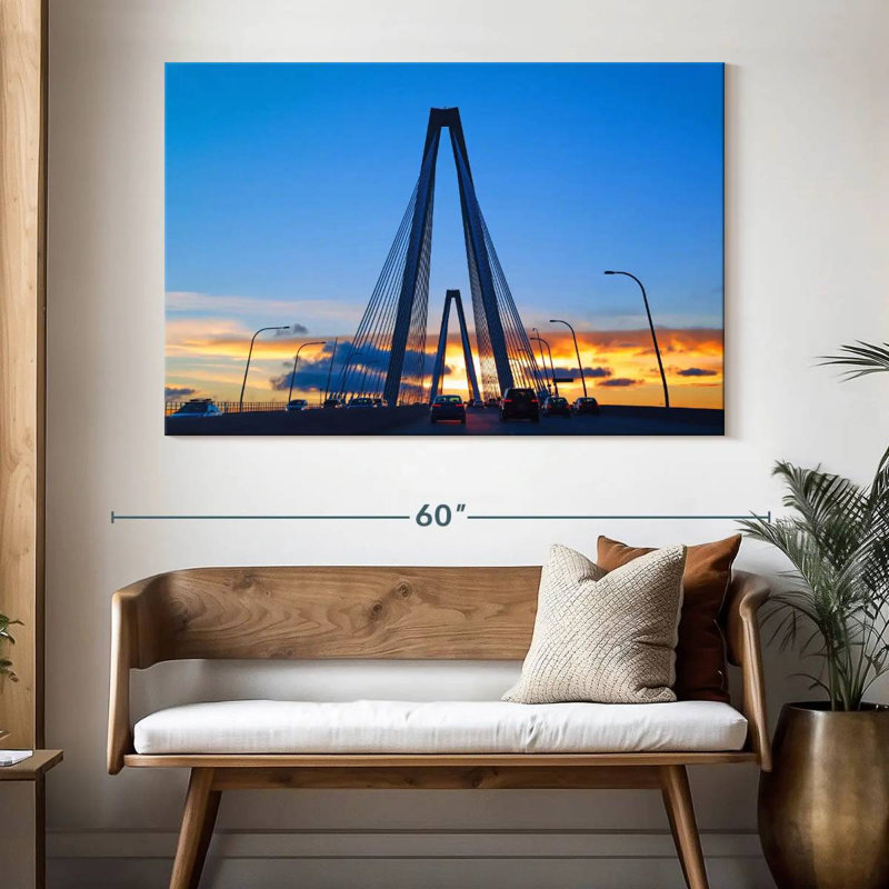 Lilie Cooper River Bridge, 34" H x 51" W