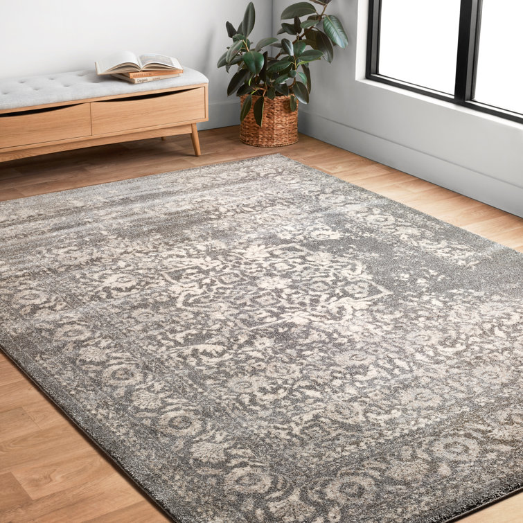 Tapis gris anthracite Aparicio