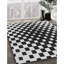 Tapis noir/blanc à motifs-1402544996