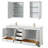 Deborah 80'' Double Bathroom Vanity with Marble Top-23113259-80209529