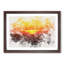 Sunset over Sequoia National Park Watercolour - Picture Frame Graphic Art Print-56740911-56740909