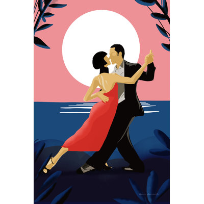 Tango by Omar Escalante - Wrapped Canvas Print