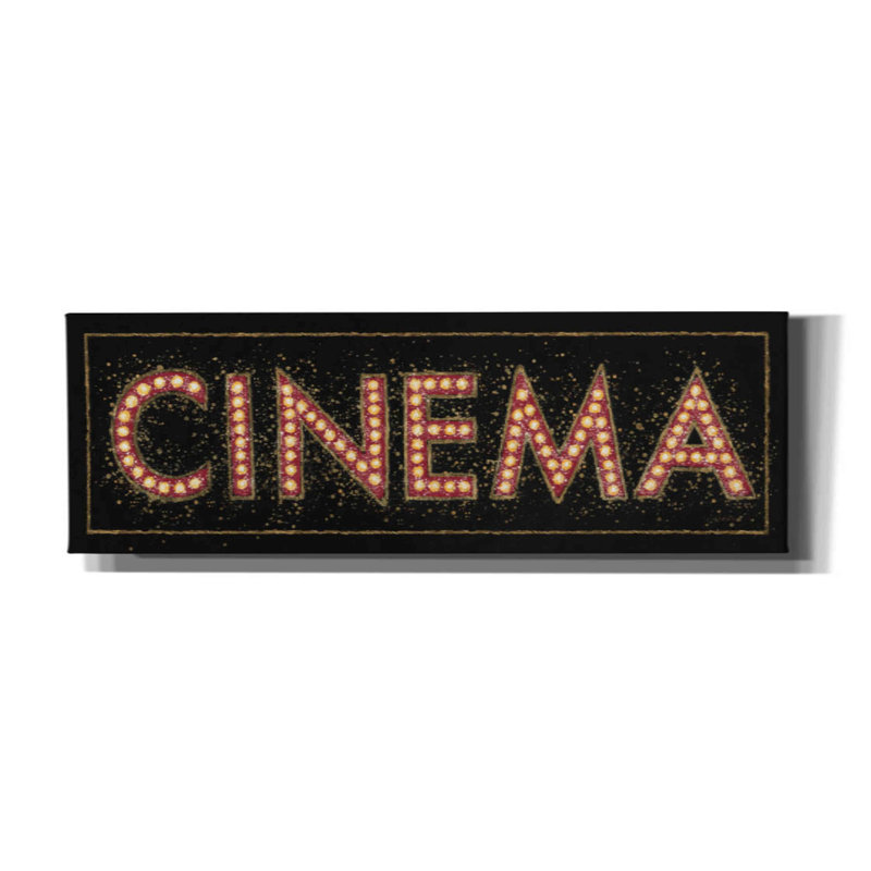Reproduction de cinéma sur toile par James Wiens, H 12 po x l 36 po x P 1,5 po