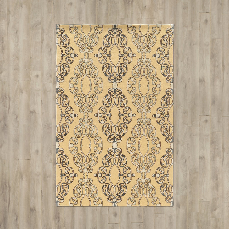 Cheshunt Wool Geometric Indoor Rug, Rectangle 5' x 8'