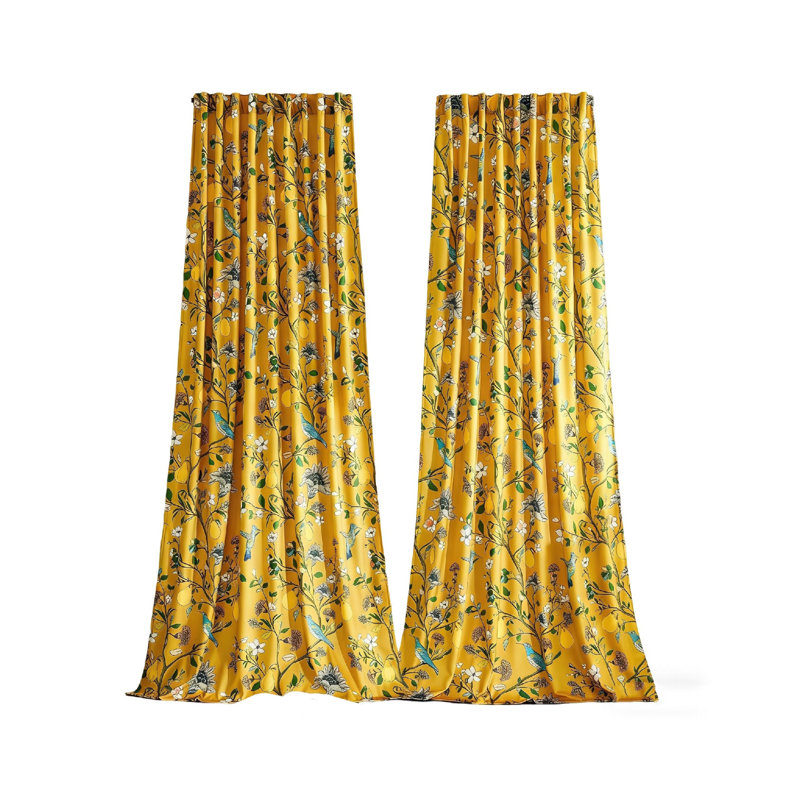 Velvet Room Darkening Curtain Panel Pair