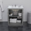 Meuble-lavabo sur pied simple 30 po avec comptoir en quartz-92723828-92723830-97985686