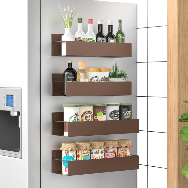 Wall Mounted Required Spice Rack, Bronze